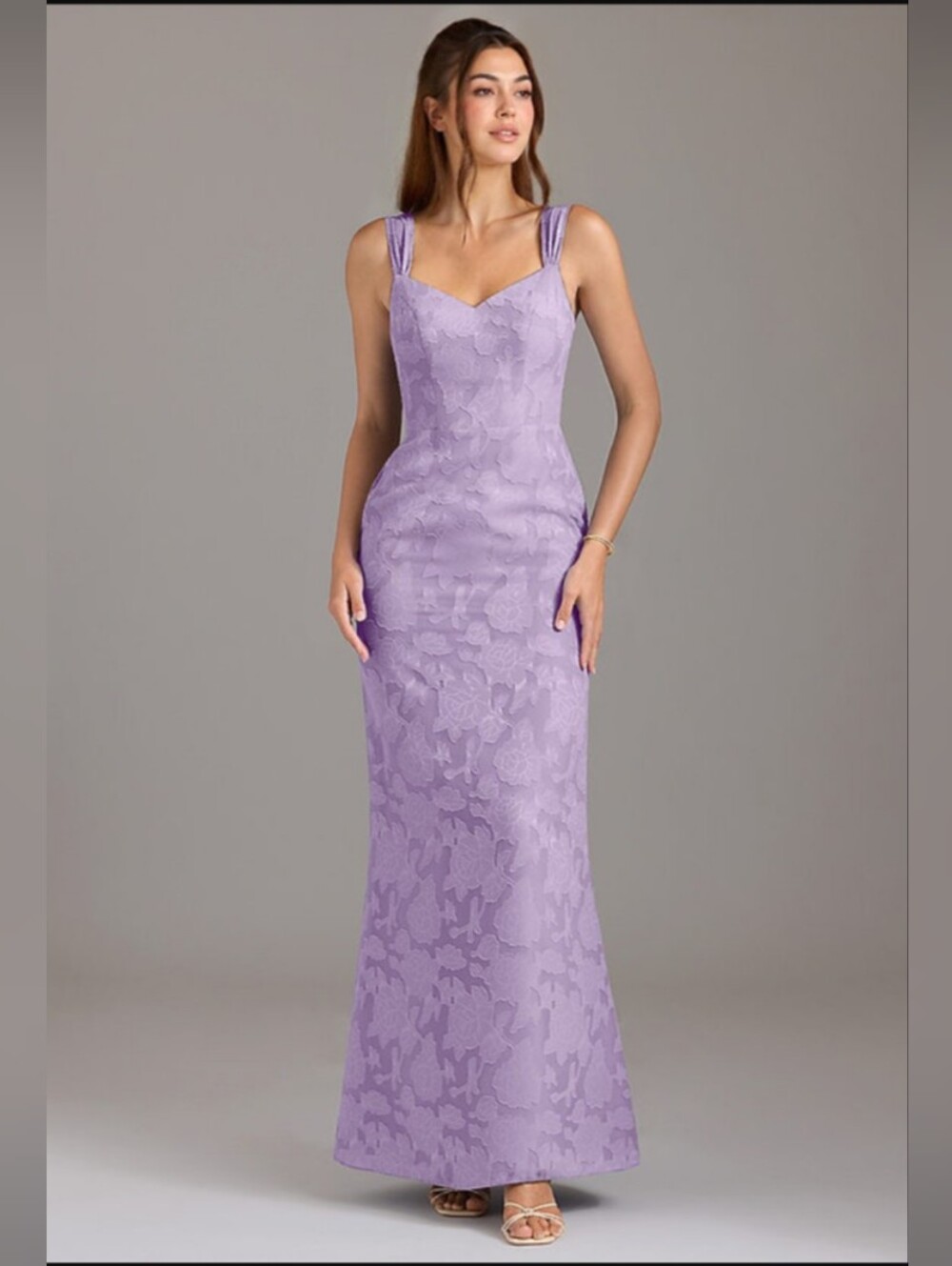 Azazir Denise Lilac Bridesmaid Dress